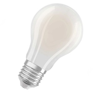 Osram LED-Leuchtmittel E27 in Glühlampenform, warmweiß, 7,2W, 1521 Lumen.