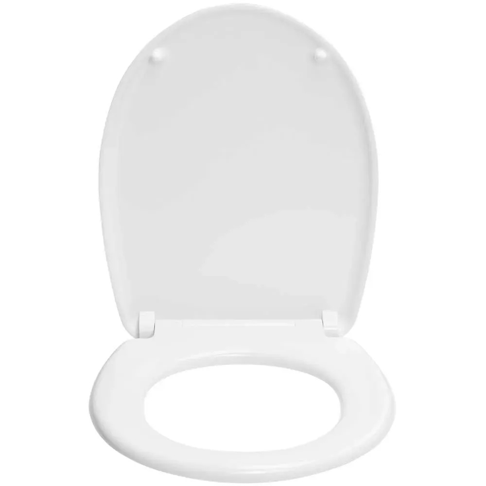 Hydro Home WC-Sitz „Pop“ Himmelblau – Duroplast-Toilettensitz Mit Hochbefestigung (Keramik-Optik)
