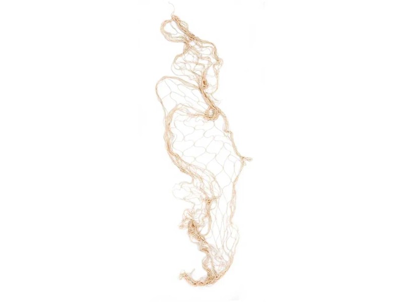 NKlaus Rete Da Pesca Decorativa In Cotone 100x200 Cm – Marrone, Corda Sottile 0,7 Mm, Per Pareti E Set Fotografici