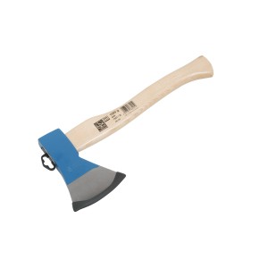 LUX Beil Classic, 40 cm, 1 kg, con manico in frassino e testa blu. Ideale per spaccare la legna.