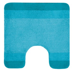 Tappeto da bagno turchese Spirella Balance, 55x55 cm, con incavo. Tappeto da bagno in varie tonalità di turchese.