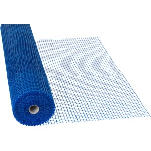 Rete per intonaco esterno Catnic blu, rotolo 1 m x 10 m, 115 g/m².