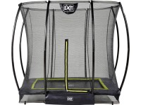Exit Bodentrampolin Silhouette mit Sicherheitsnetz Schwarz 153 x 214 cm