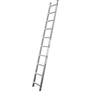 Scala d'appoggio Krause Corda in alluminio con 10 gradini, ideale per esterni.