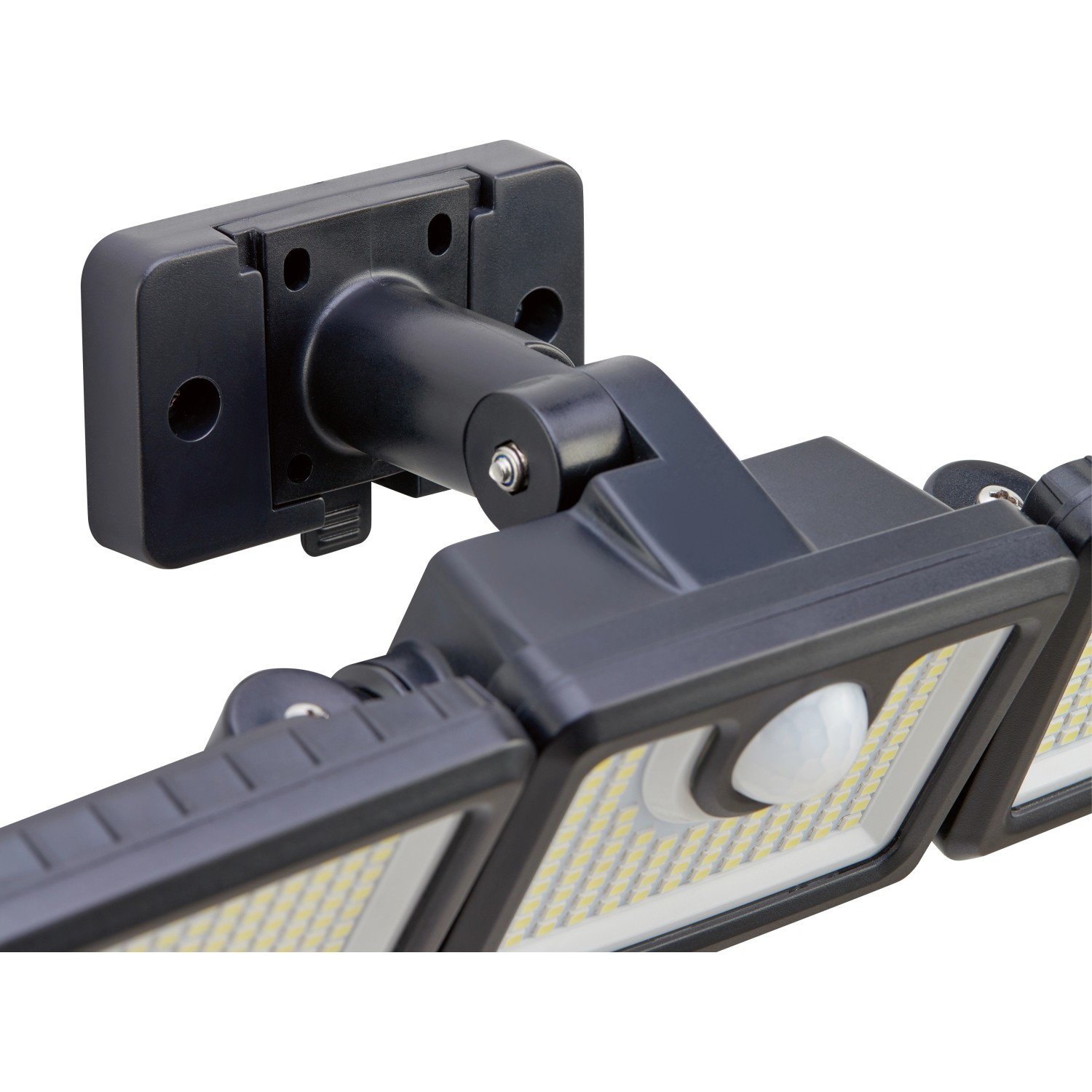 HTN - Luce Da Parete Per Esterni A Luce Solare Luce Led 3 Teste 138 Led