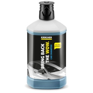 Kärcher Autoshampoo 3in1 RM 610, flacone da 1 litro, per autolavaggio e pulizia.