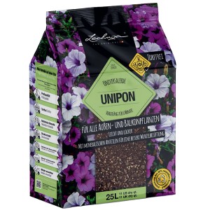 Sacco di terriccio universale Lechuza UniPon, 40 l, senza torba per tutte le piante da giardino e balcone.