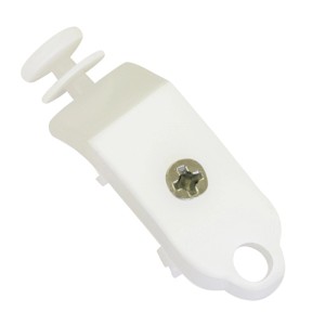 Gardinia, cursori per pannelli, bianco, confezione da 2. Ricambi per binari per tende.