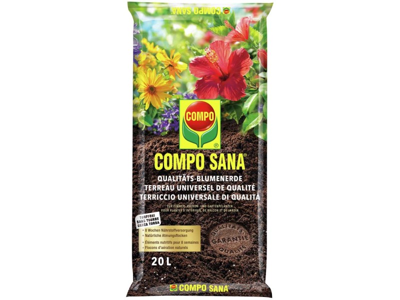 Compo Sana QualitätsBlumenerde 20 l kaufen bei OBI