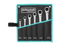 Technocraft Ratschen-Gabelringschlüsselsatz 6-tlg.