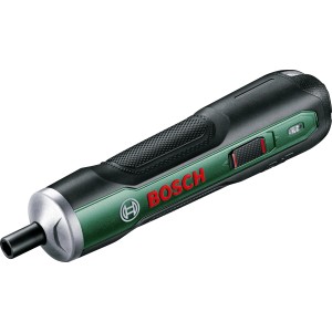 Avvitatore a batteria Bosch PUSHDRIVE Solo, cacciavite a batteria verde/nero.