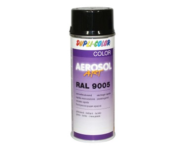 Bombe peinture RAL 9005 noir foncé - Mat