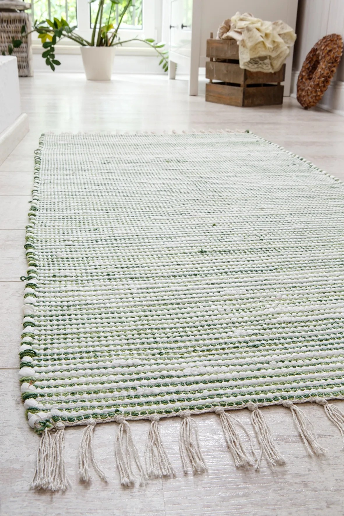 Tapis De Bain ABC 120 X 60 Cm – Doux, Antidérapant, Coton Polaire OEKO-TEX, Style Sarde Élégant