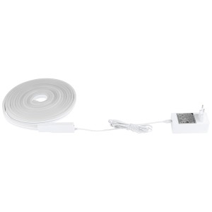 Striscia LED Eglo Smart RGB, 5m, bianca, con alimentatore. Luce LED flessibile per interni.