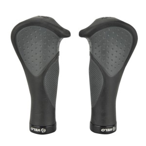 Manopole ergonomiche Fischer Anatomic per un elevato comfort e una presa sicura sul manubrio della bicicletta.