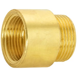 Prolunga rubinetto in ottone, 24,1 x 26,4 mm, per estendere i collegamenti del rubinetto.