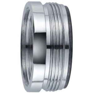 Réduction Diaqua en laiton chromé, avec filetage IG M24x1 et AG M28x1.