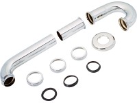 Röhrensiphon verchromt 38,9 mm (G 1 1/4) x 32 mm