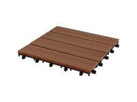 Gartec Klickfliesen WPC Terra 30 x 30 cm