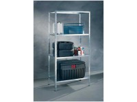 Stecksystem-Grundregal verzinkt 5 Böden (HxBxT) 200 x 120 x 50 cm