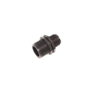 Réduction noire en plastique pour systèmes d'eau froide, 26,4 mm vers 21,0 mm.