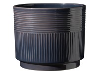 Soendgen Übertopf Nara Sabi dunkles Blau Lasur Ø 13 cm