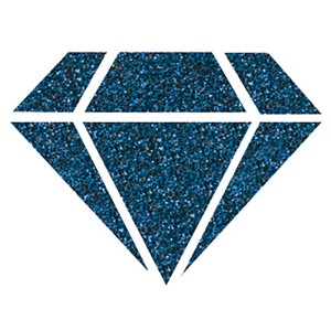 Glitzernder Diamant in Blau, Aladine Diamond Beautiful Blue, für Malzubehör und kreative Projekte.