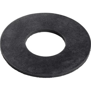 Joint cloche noir (Ø 28,5 mm x Ø 65 mm) en caoutchouc pour mécanisme de chasse d'eau WC.