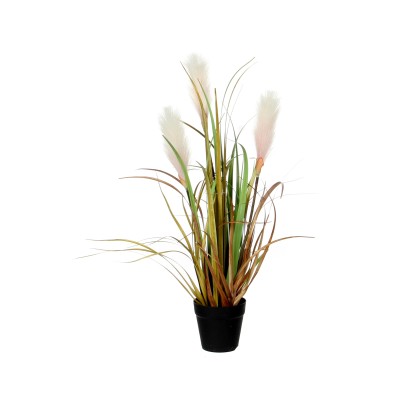 Mica Decorations Pianta artificiale Carice Marrone chiaro Ø 30 cm/altezza 53 cm