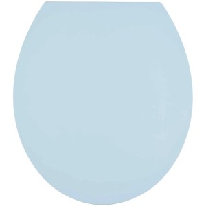 Sedile WC Diaqua Hollywood Ciel, in duroplastica azzurro chiaro con chiusura rallentata.