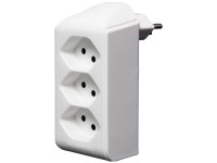 Brennenstuhl CleverLine Abzweigstecker 3-fach drehbar bis 300° Weiss Brennenstuhl CleverLine Abzweigstecker 3-fach drehbar bis 300° Weiss