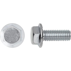 Viti a flangia esagonali testa esagonale DIN 6921 Ø 6 mm x 20 mm acciaio 8 pz