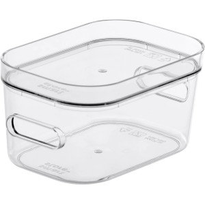 Transparenter SmartStore Compact Deckel XS für Aufbewahrungsboxen, auch als Untersetzer nutzbar.