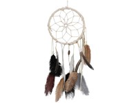 Traumfänger mit Federn Weiss 77 x 30 cm