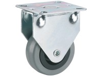 Doerner + Helmer Apparate-Bockrolle mit Gummireifen Ø 5 cm / Bauhöhe 6,6 cm