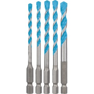 Jeu de forets Bosch Expert Multi Construction, 5 pièces, Ø 4-8 mm, forets universels avec queue hexagonale.
