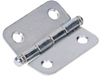Zierscharnier Stahl vernickelt 60 x 40 mm / 2 Stk.