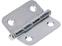 Zierscharnier Stahl vermessingt 60 x 40 mm / 2 Stk.