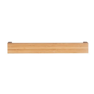 Étagère murale Bambusa, 40 cm, en bambou clair pour les ustensiles de bain et la décoration.
