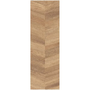 Carrelage mural Cersanit Oslo Wood Beige, structure mate, 30x90 cm, aspect bois.