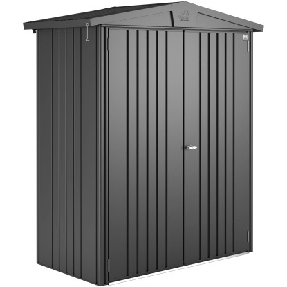 Biohort Metall-Gerätehaus Europa Dunkelgrau-Metallic 1,3 m²
