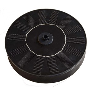 Set pompa solare per laghetto Heissner, isola solare galleggiante con giochi d'acqua per laghetto da giardino.