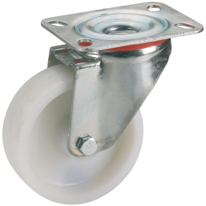 Doerner + Helmer Geräterolle Polypropylen Ø 10 cm / Höhe 12,8 cm
