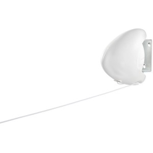 Stendibiancheria a muro Leifheit Rollfix 80 Single Longline, con riavvolgimento automatico.