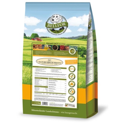 Bellfor Mangime secco giostra Naturfarm ipoallergenica con insetti 7,5 kg