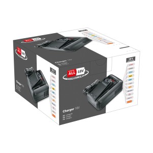 Chargeur de batterie Bosch AL 18 V-44 dans son emballage d'origine.