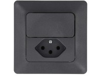 Piccola combinazione a incasso Priamos Schema 3 / tipo13 Antracite gr. 1 x 1