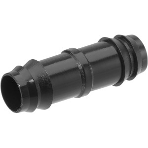Connettore nero per tubo Geka Drip (Ø 16 mm) del sistema Micro-Drip.