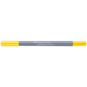 Faber-Castell Goldfaber Aqua Dual Marker, Kadmiumgelb. Stift mit zwei Spitzen.