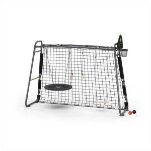 Exit Toys GetSet Monkeybar MB305 con porta da calcio, canestro da basket, altalena e anelli da ginnastica.